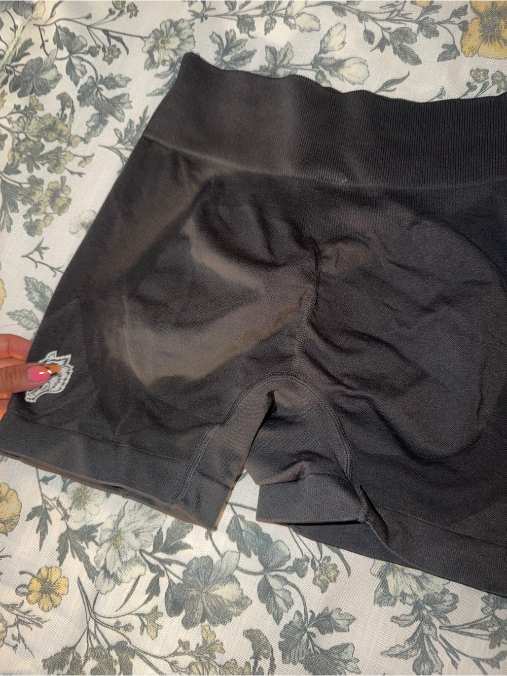 dark grey  Women's Athletic Seamless Shorts
